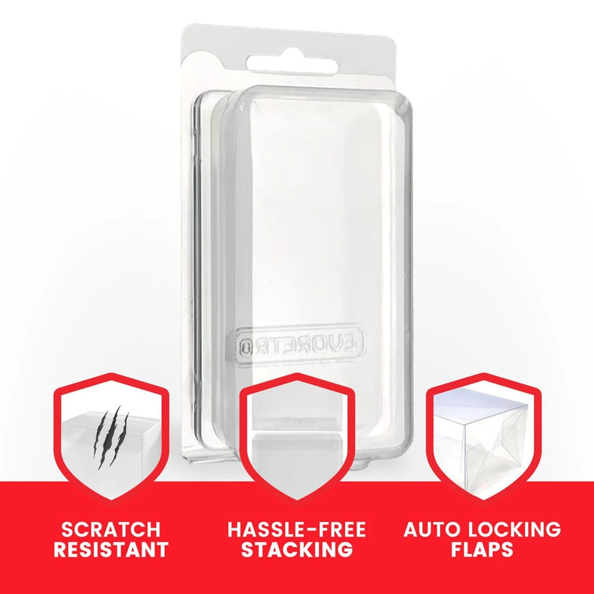 Pack 35 boîtes de protection Clamshell en PET pour figurines articulées XL - Image 3