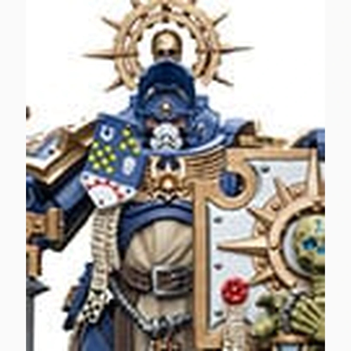 Warhammer 40k figurine 1/18 Ultramarines Primaris Captain with Relic Shield and Power Sword 12 cm - Image 2