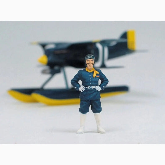 Porco Rosso Maquette avec figurine 1/48 Curtiss R3C-0 Hydravion & Curtis - Image 1
