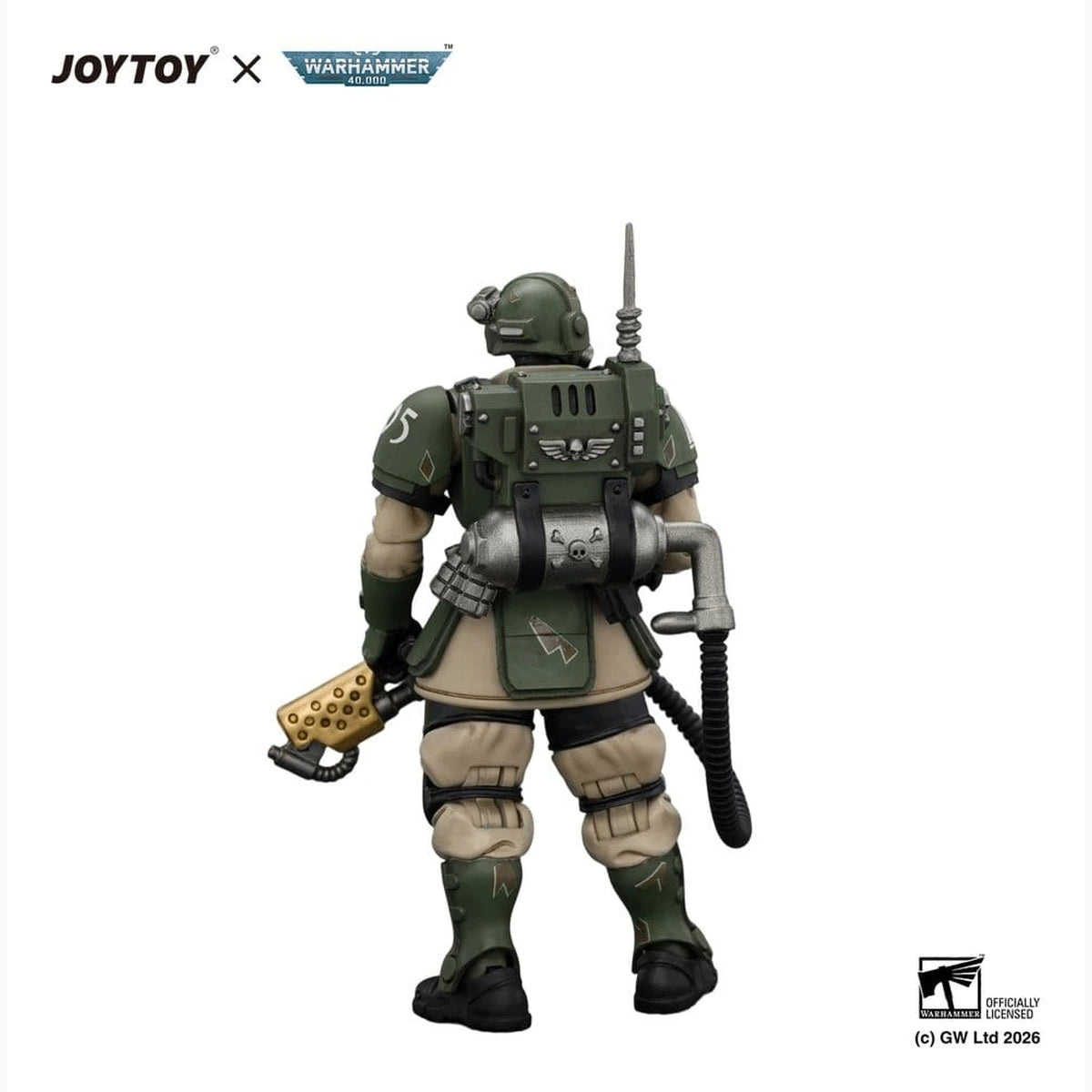 Warhammer figurine Astra Militarum Kasrkin 2 with Flamer - Image 4