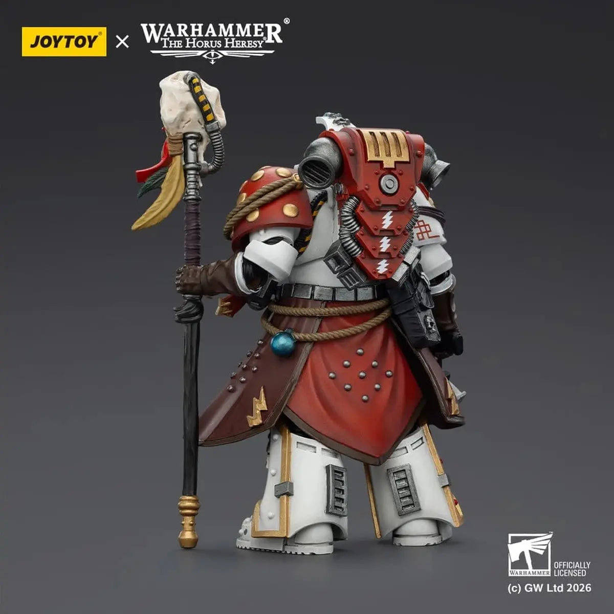 Warhammer 40,000 figurine White Scars Stormseer Consulwith Force Staff and Bolt Pistol 12 cm - Image 5