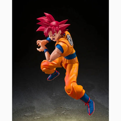 Dragon Ball Super figurine S.H.Figuarts Super Saiyan God Son Goku (God Aura) 15 cm - Image 5