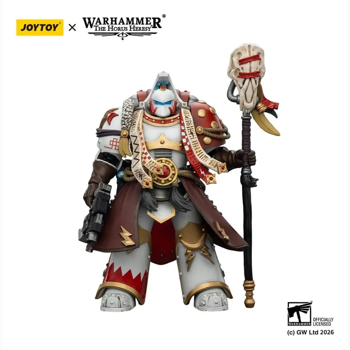 Warhammer 40,000 figurine White Scars Stormseer Consulwith Force Staff and Bolt Pistol 12 cm - Image 3
