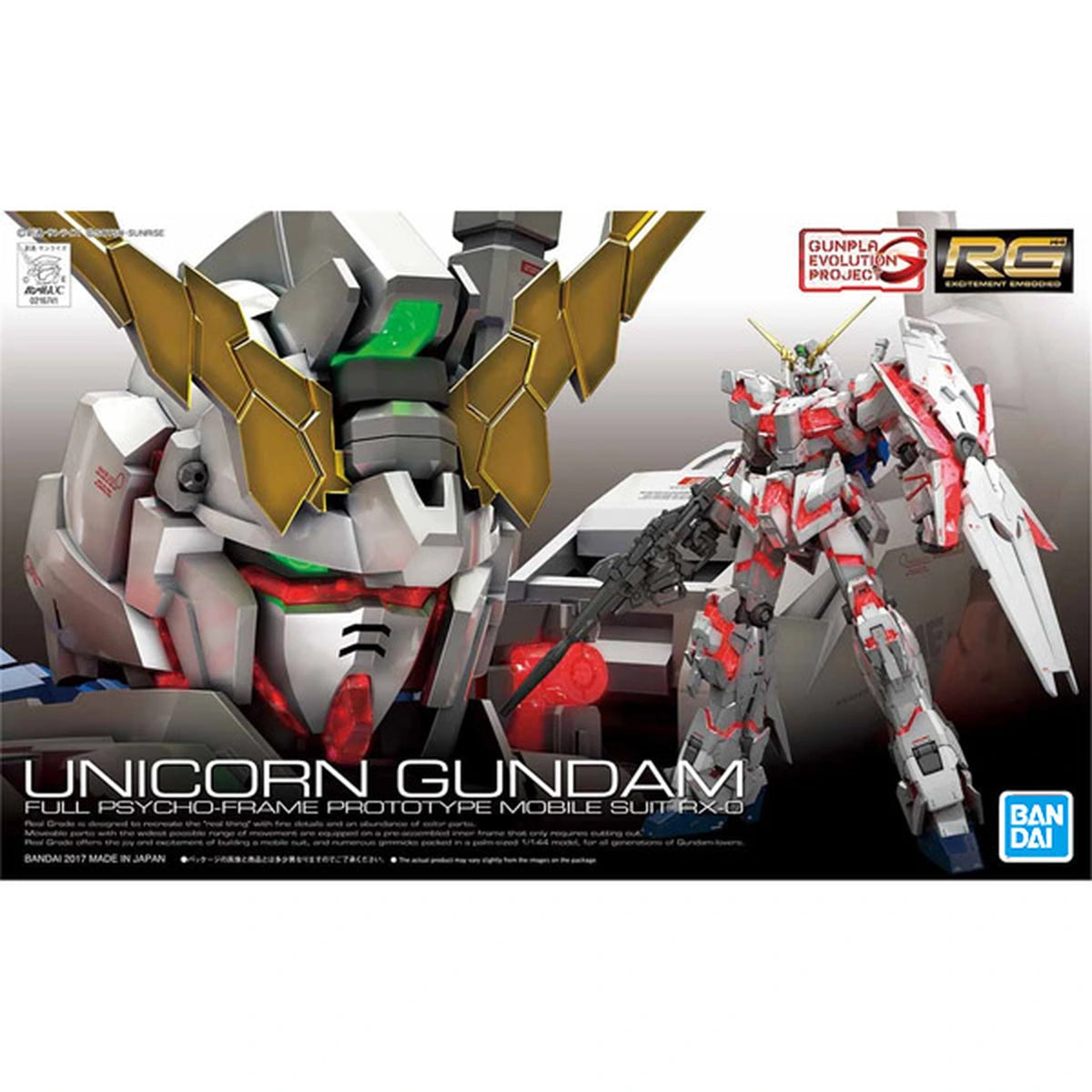 Gundam Gunpla RG 1/144 25 Unicorn Gundam - Image 2