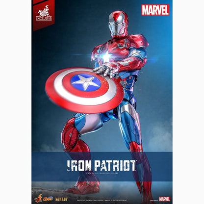 Marvel figurine Comic Masterpiece Diecast 1/6 Iron Patriot Hot Toys Exclusive 32 cm - Image 2