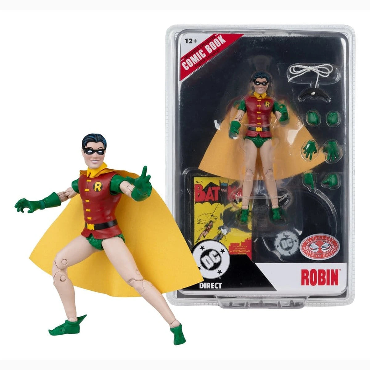 DC Direct Page Punchers figurine Robin Dick Grayson (Batman #1) (Red Platinum Edition) 14 cm - Image 5