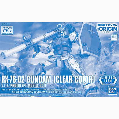 Gundam Gunpla HG 1/144 Rx-78-02 Origin Ver Clear Color - Image 2