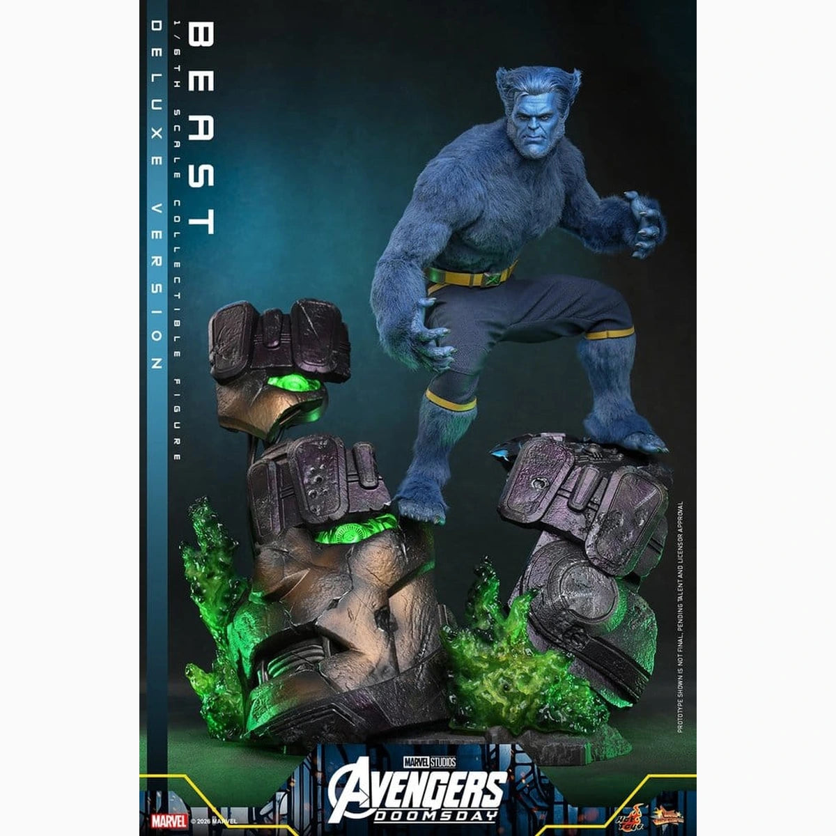 Marvel X-Men Movie Masterpiece figurine 1/6 Beast (Deluxe Version) 33 cm - Image 3