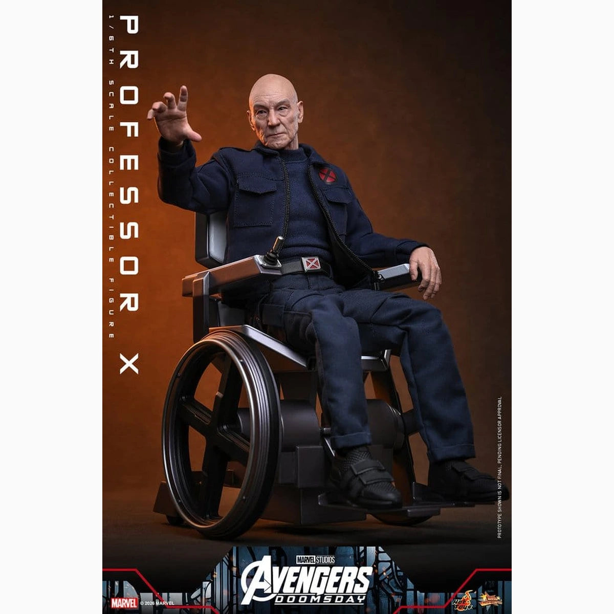 Marvel X-Men figurine 1/6 Professor X 25 cm - Image 3