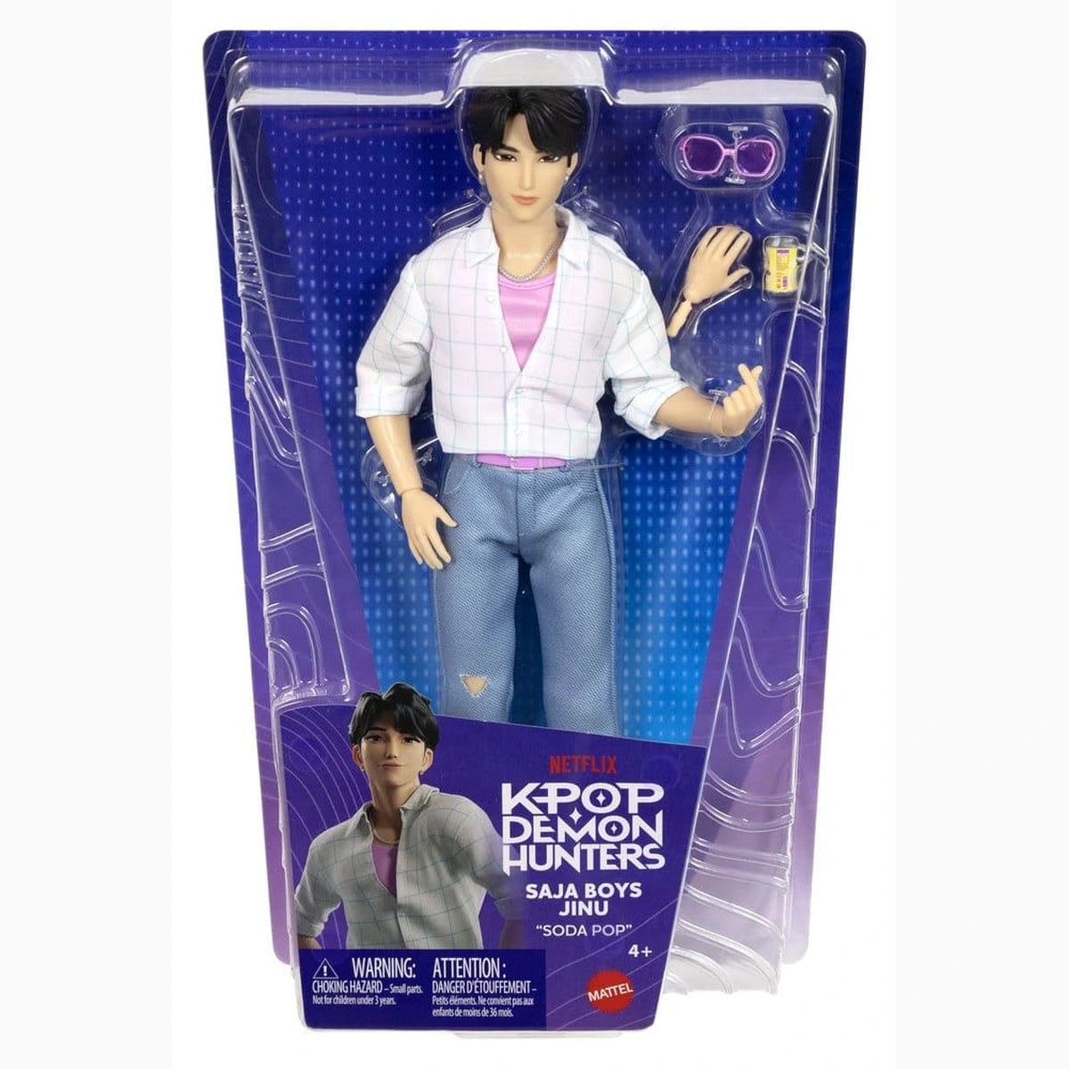 KPop Demon Hunters poupée Saja Boys Jinu (Soda Pop) - Image 2