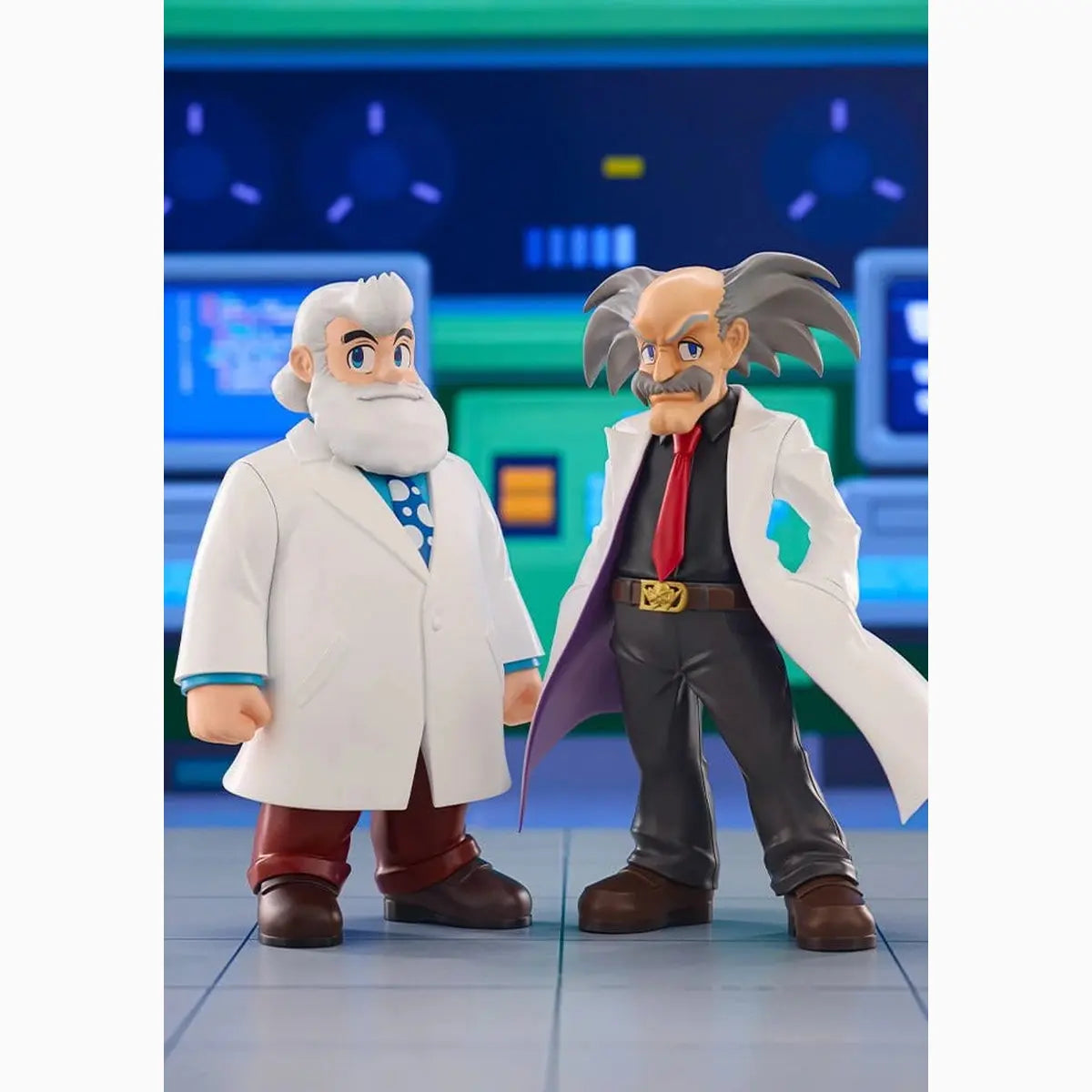 Mega Man pack 2 figurines PVC Oshi Works Dr. Wily &amp; Dr. Light - Image 1