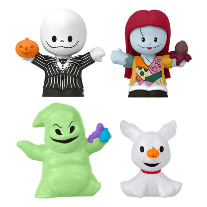 L'Étrange Noël de monsieur Jack pack 4 minifigurines Fisher-Price Little People Collector 7 cm - Image 1