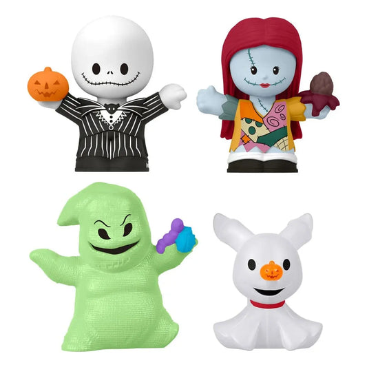 L'Étrange Noël de monsieur Jack pack 4 minifigurines Fisher-Price Little People Collector 7 cm - Image 1