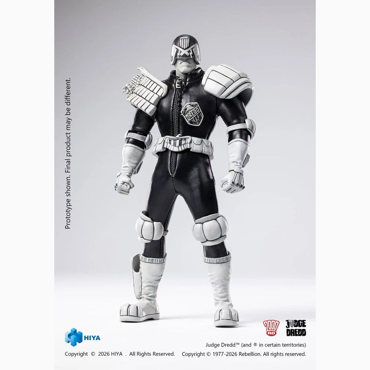 Judge Dredd Exquisite Super figurine 1/12 Judge Dredd Black & White Ver. 15 cm - Image 4
