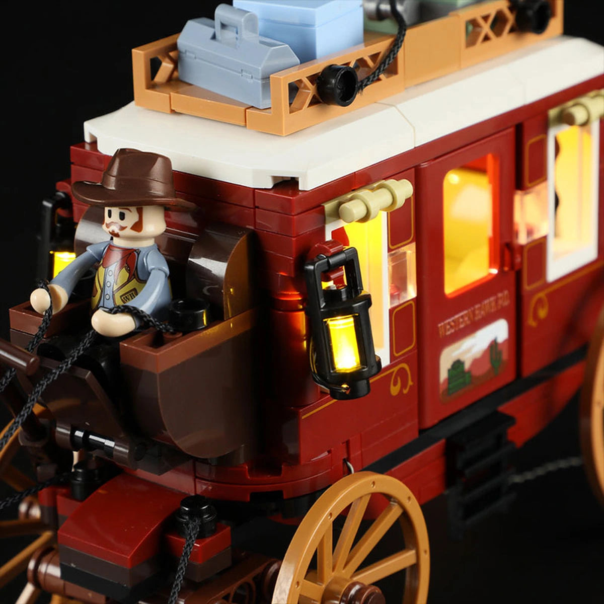 Lumibricks The Old West 14006 Western Stagecoach - Image 2