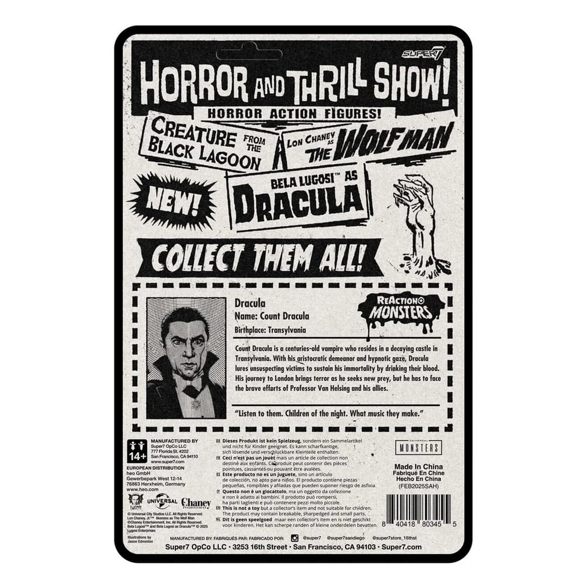 Universal Monsters Wave 1 figurine ReAction+ Dracula 10 cm - Image 4