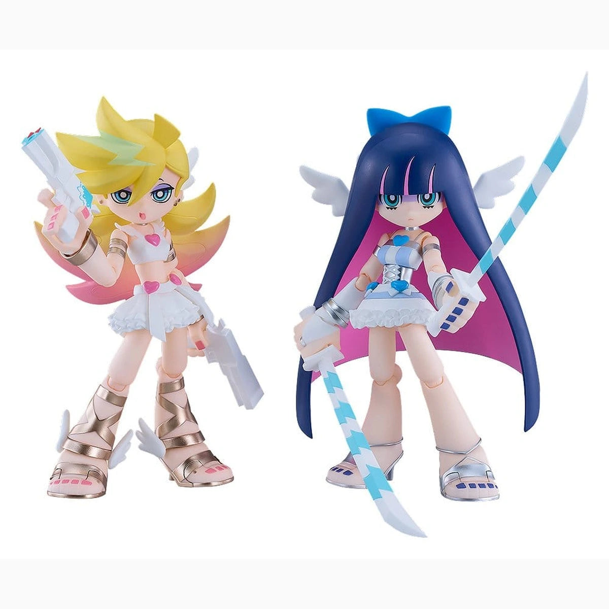 New Panty & Stocking with Garterbelt Figma pack 2 figurines Panty & Stocking: Angel ver. 12 cm - Image 1