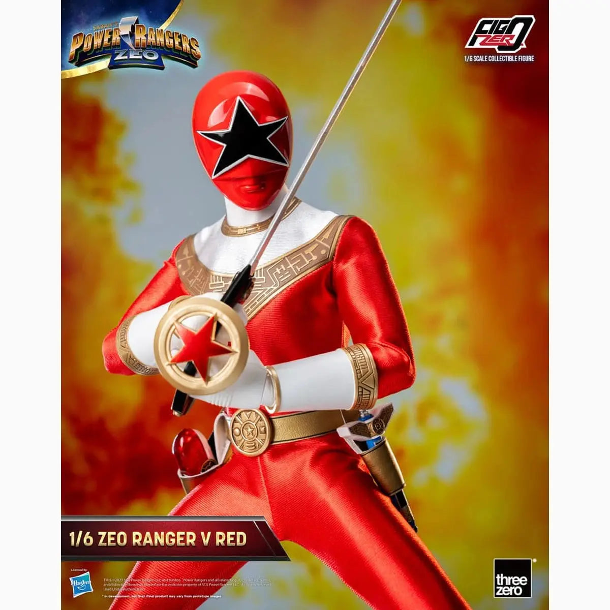 Power Rangers Zeo figurine FigZero 1/6 Ranger V Red 30 cm - Image 5