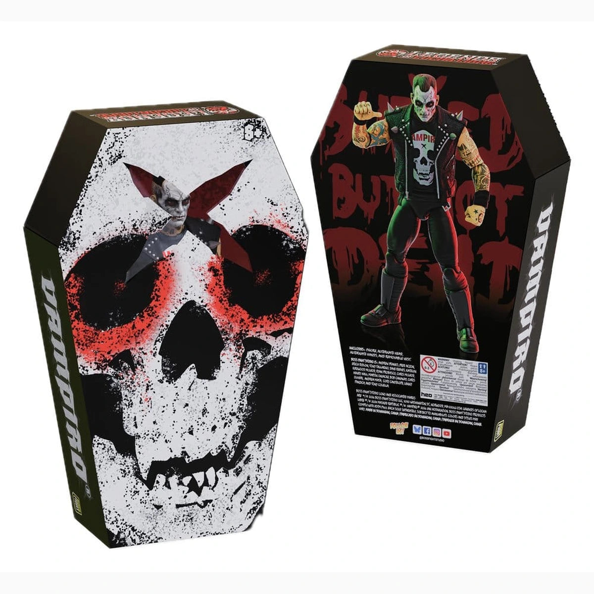 Legends of Lucha Libre Fanaticos figurine Vampiro Coffin Box Resurrected 15 cm - Image 1