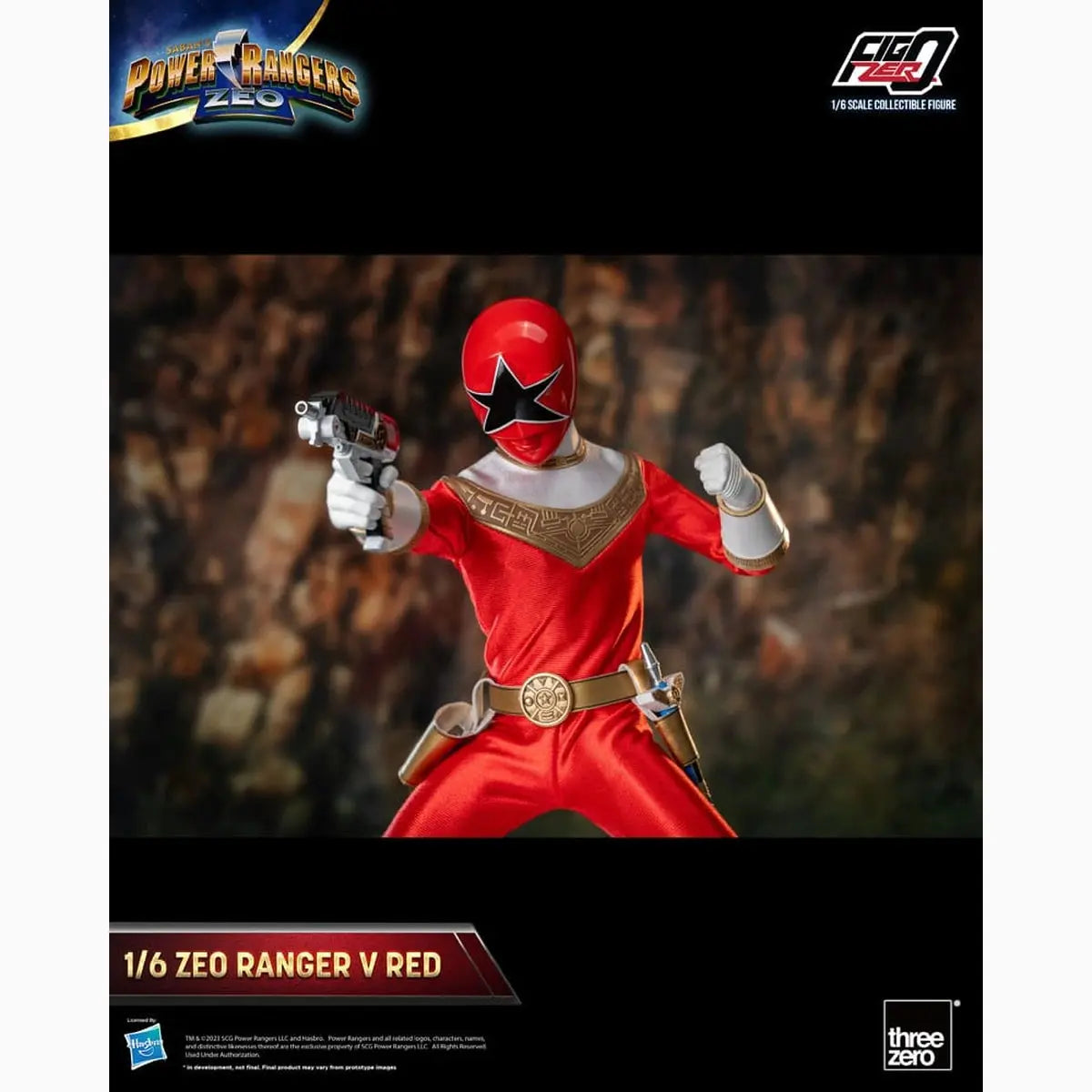 Power Rangers Zeo figurine FigZero 1/6 Ranger V Red 30 cm - Image 7