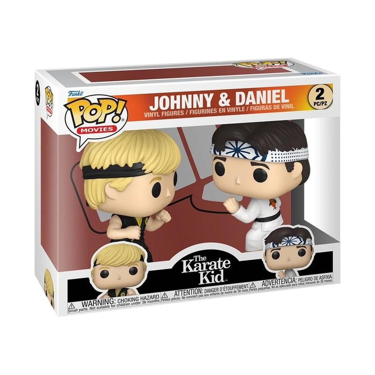 Karate Kid 2 Pop 2-Pack Johnny & Daniel - Image 1