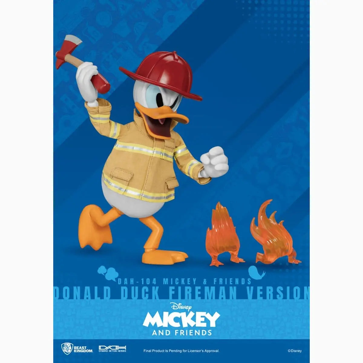 Mickey & Friends figurine Dynamic Action Heroes 1/9 Donald Duck Fireman Ver. 24 cm - Image 5