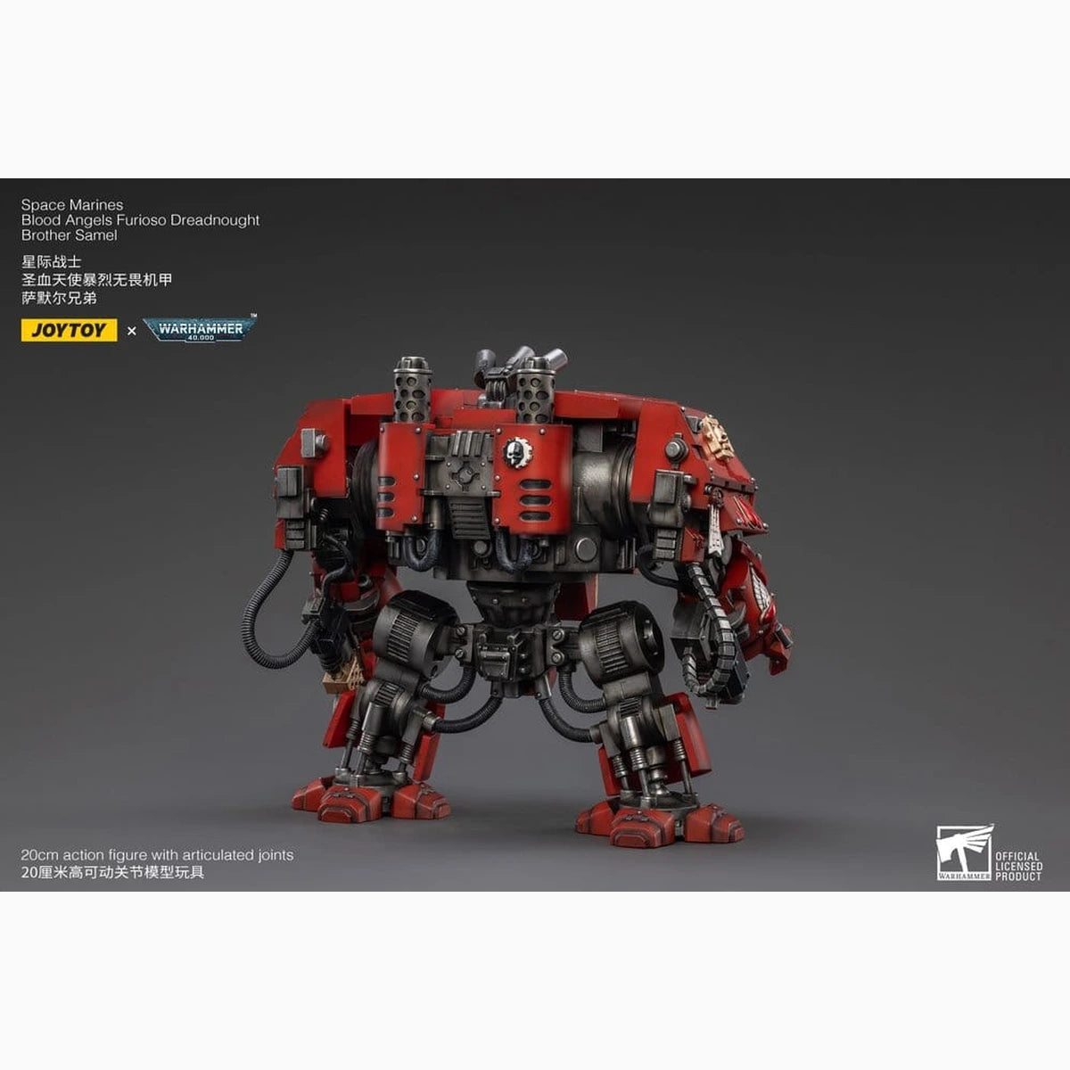 Warhammer 40,000 figurine Blood Angels Furioso Dreadnought Brother Samel 20 cm - Image 3