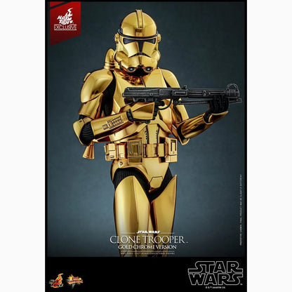 Star Wars figurine 1/6 Clone Trooper (Gold Chrome Version) Exclusive 30 cm - Image 4