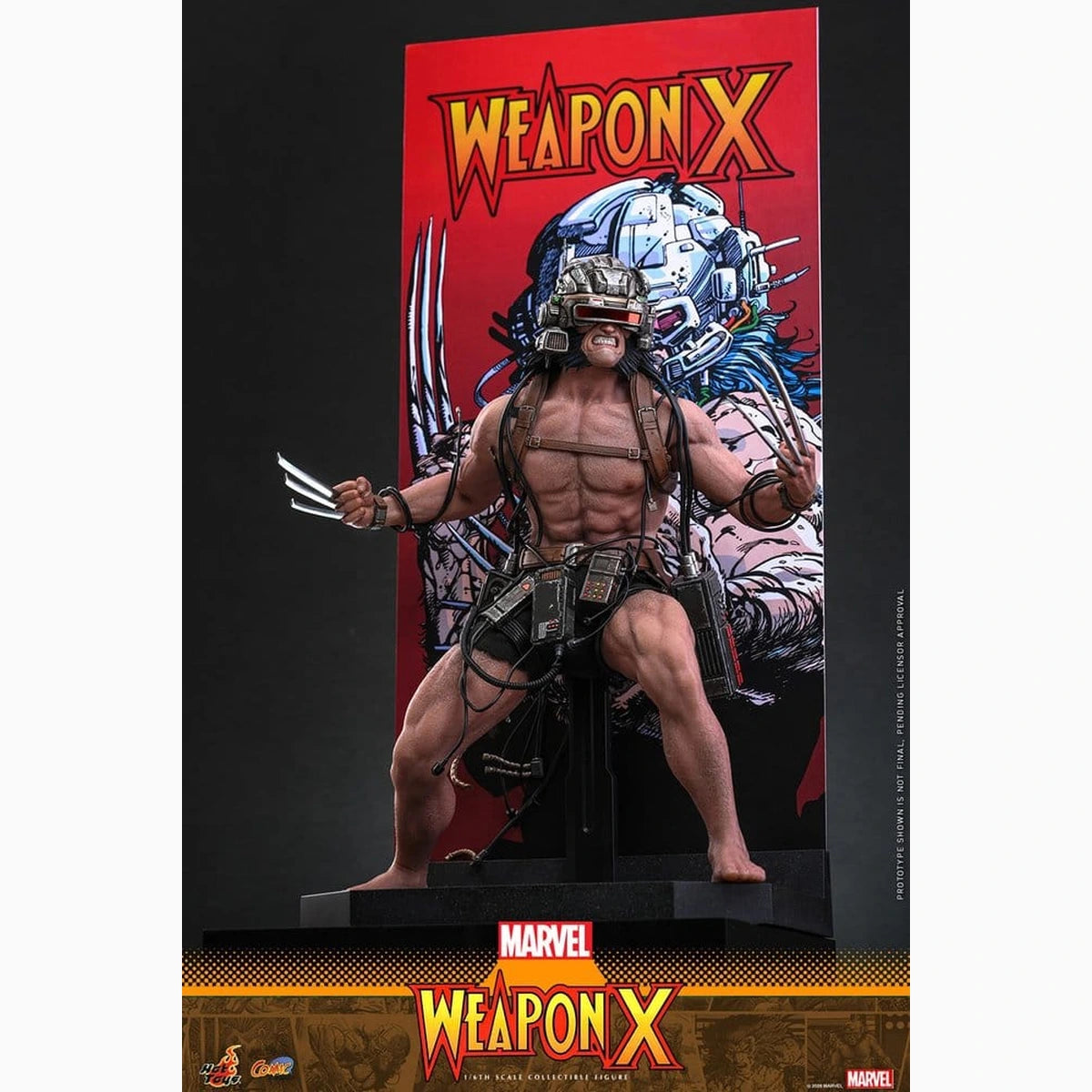Marvel Comic Masterpiece figurine 1/6 Weapon X 31 cm - Image 6