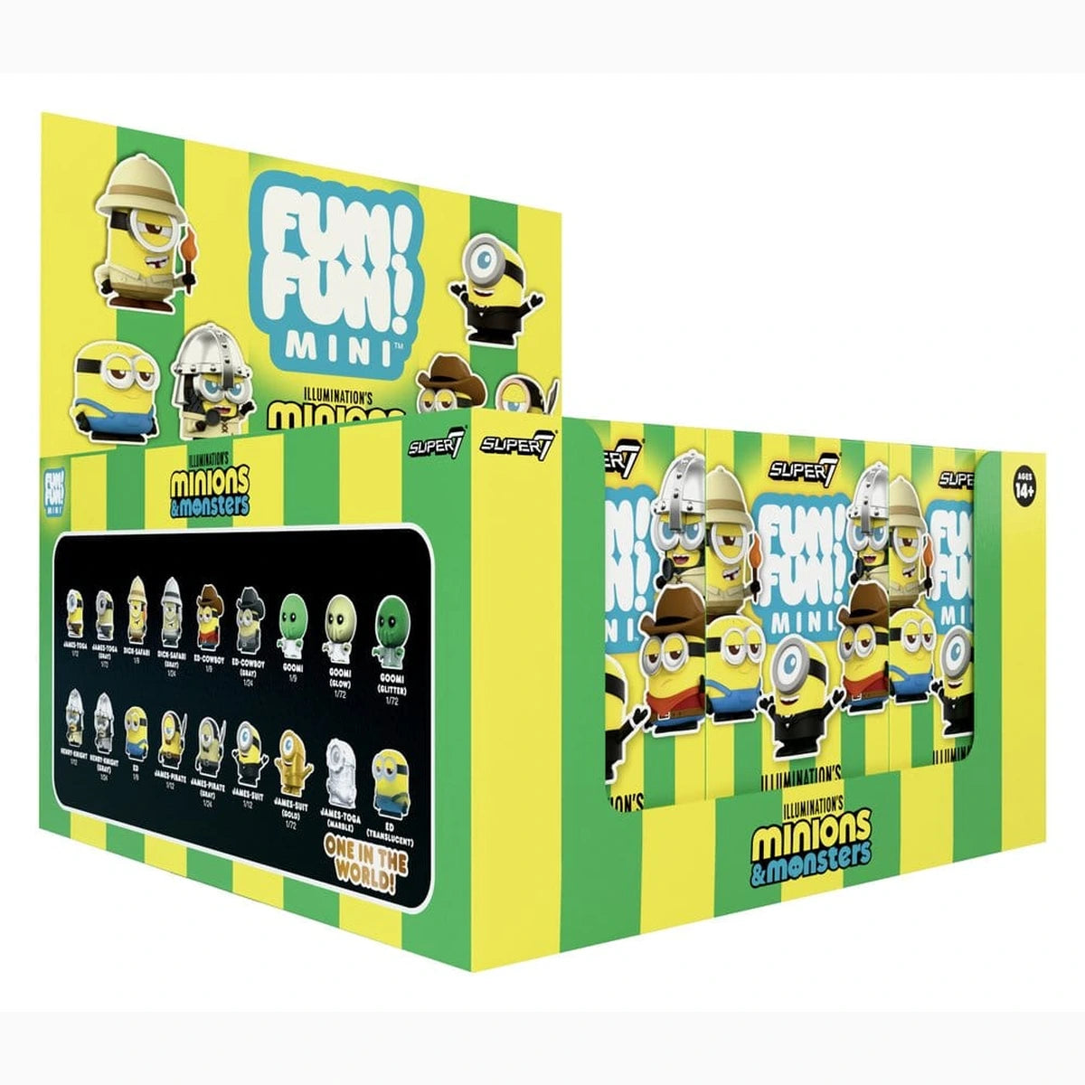 Minions Fun! Fun! figurines mini Wave 01 Minions & Monsters Blind Box Display (9) - Image 1