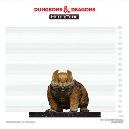 Dungeons & Dragons HeroClix: Giant figurine mini Space Hamster - Image 3