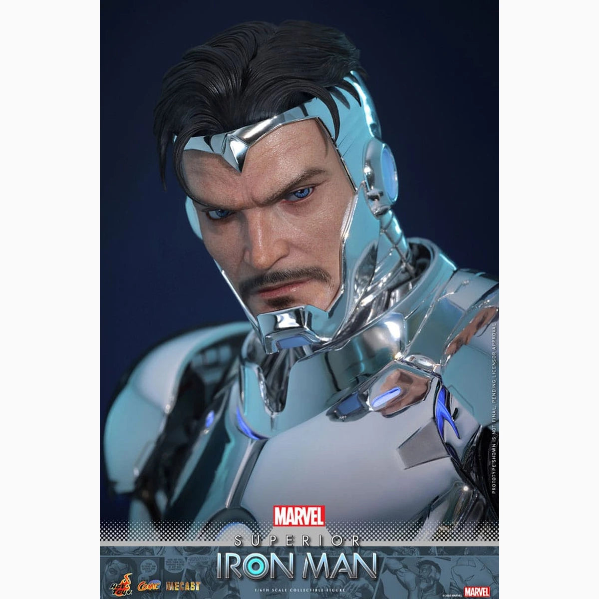 Marvel figurine Comic Masterpiece Diecast 1/6 Superior Iron Man 32 cm - Image 6