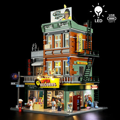 Lumibricks Street Fusion 19003 Record Store - Image 1