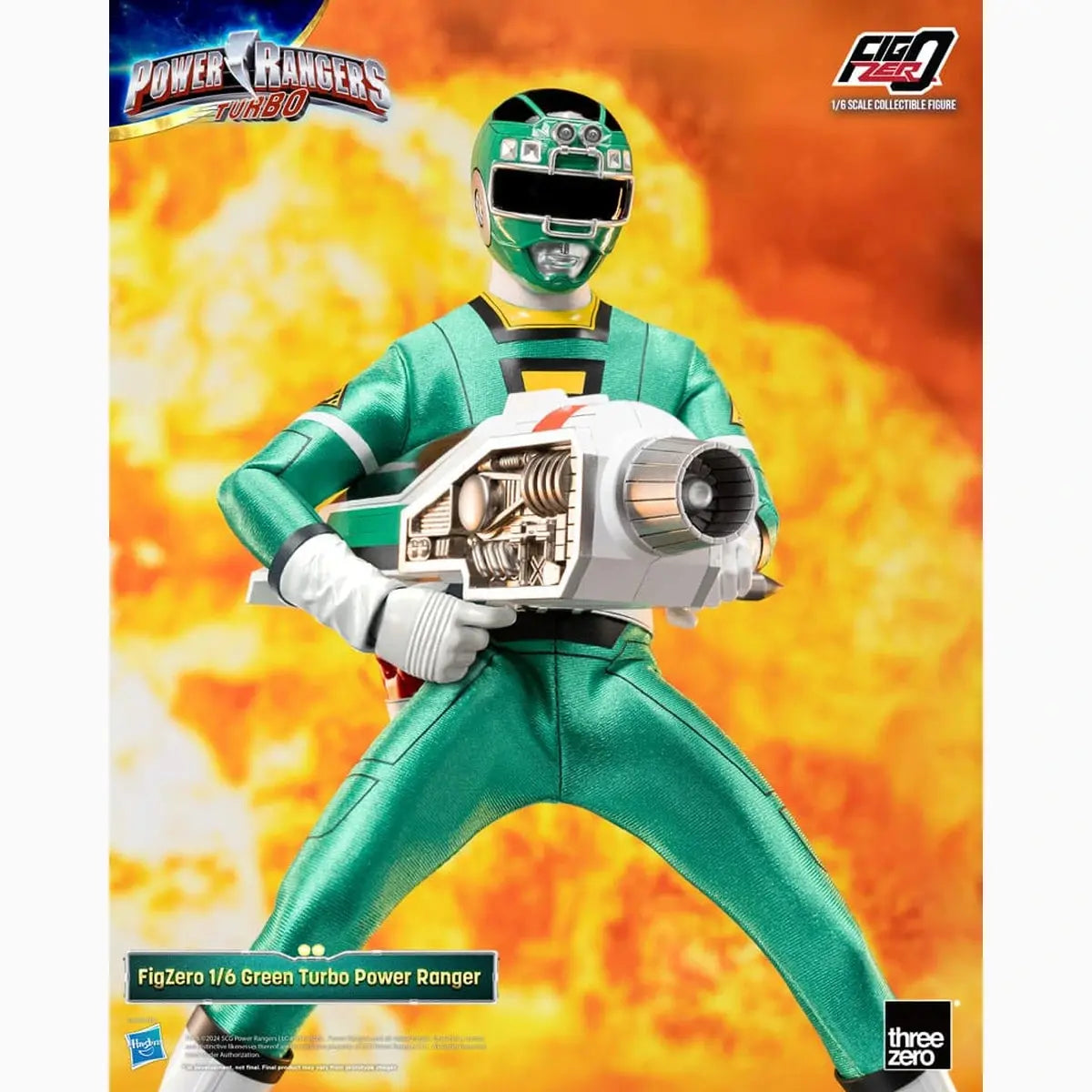 Power Rangers Turbo figurine FigZero 1/6 Green Turbo Power Ranger 30 cm - Image 5