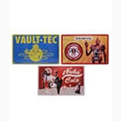 Fallout Set de 3 panneau métal Brands - Image 2