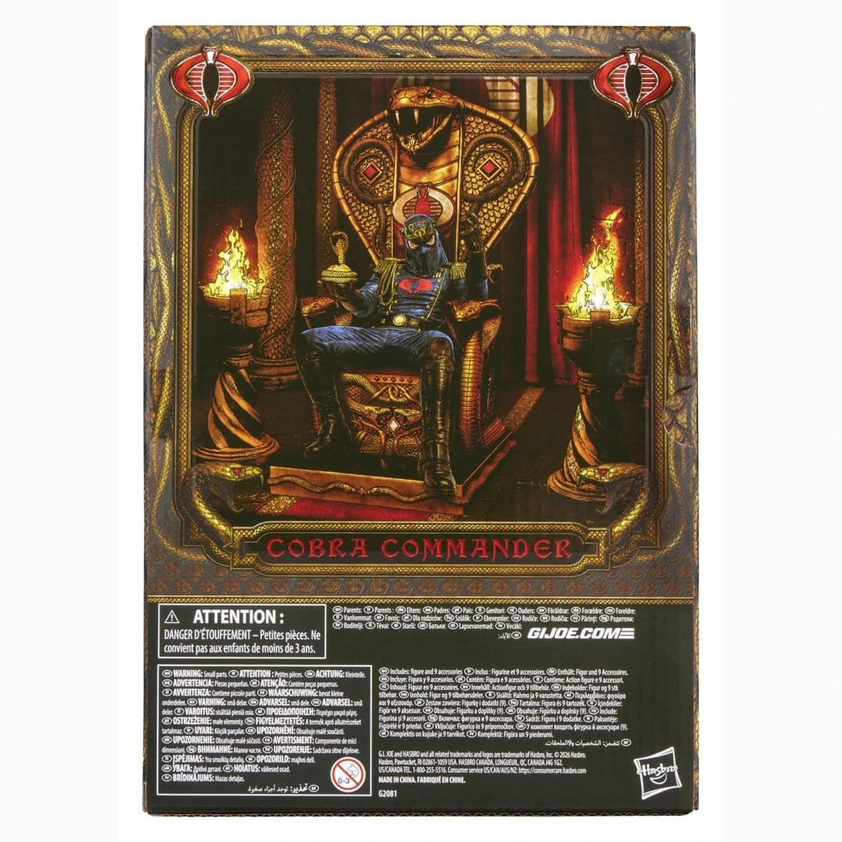 G.I. Joe Classified Series figurine Cobra Commander in Dress Uniform & Throne 15 cm - Image 3