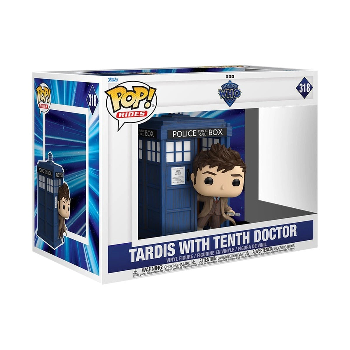 Doctor Who Pop Rides 10Th Doctor With Tardis - Image 1