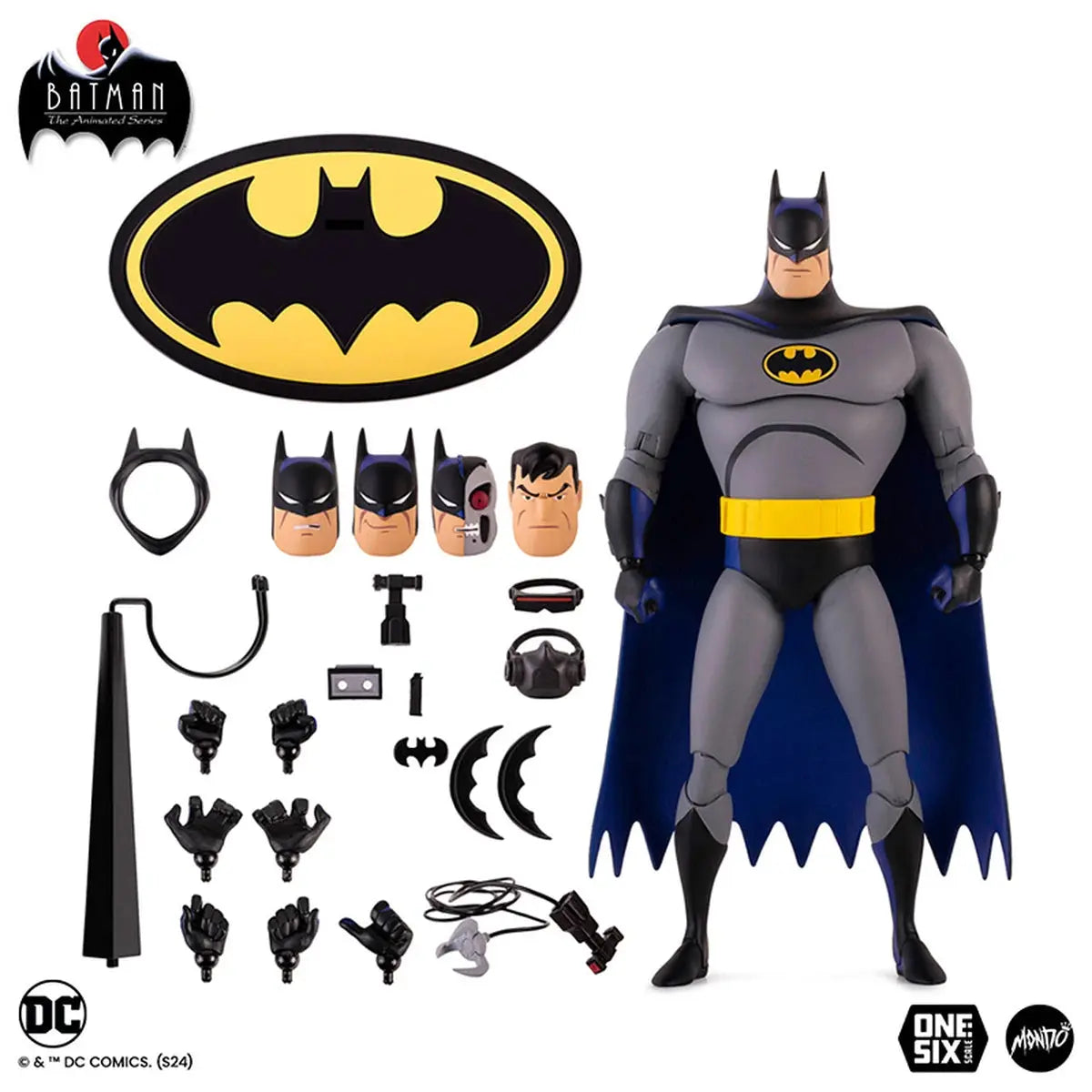DC Mondo Batman Animated Batman 1/6 Scale Figure - Image 2