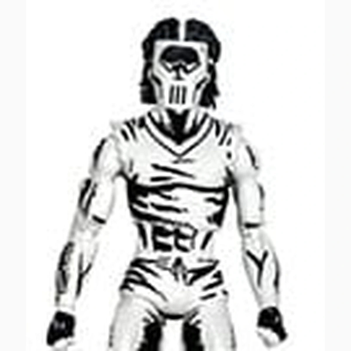 Teenage Mutant Ninja Turtles figurine Casey Jones Black & White 18 cm - Image 2