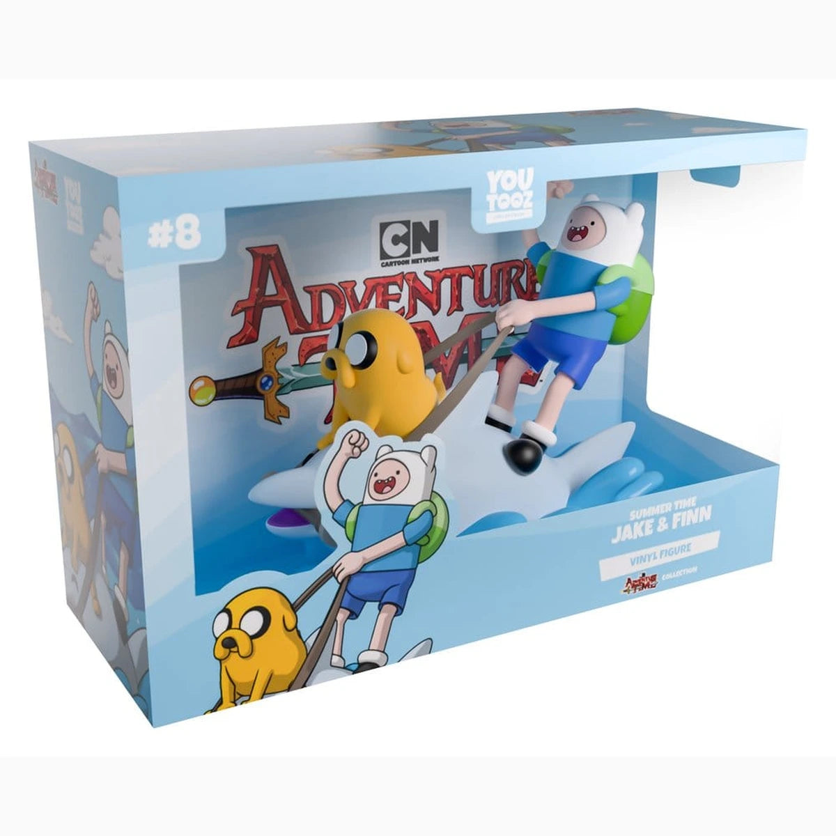 Adventure Time figurine Vinyl Jake & Finn Summertime 13 cm - Image 1