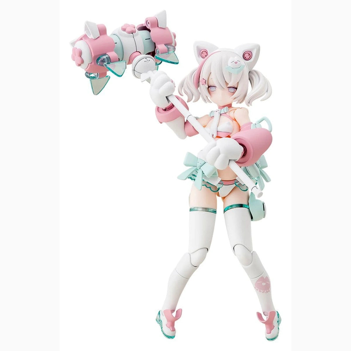 Megami Device Plastic Model Kit 1/1 Puni Mofu Shiro Mao 14 cm - Image 1