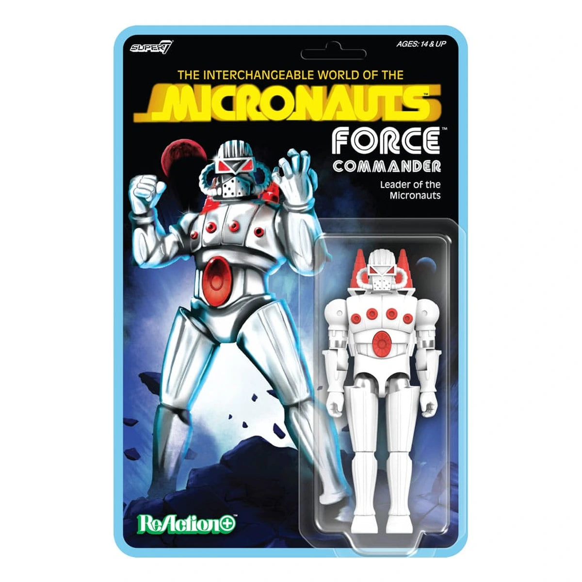 Micronauts figurine ReAction+ Force Commander 9 cm - Image 3