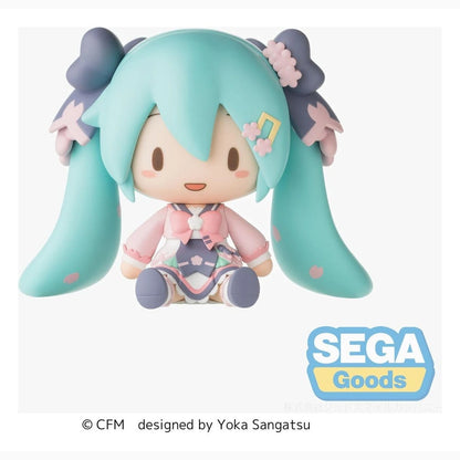 Hatsune Miku figurine fuwa petit Chibi "New Semester" 8 cm - Image 1