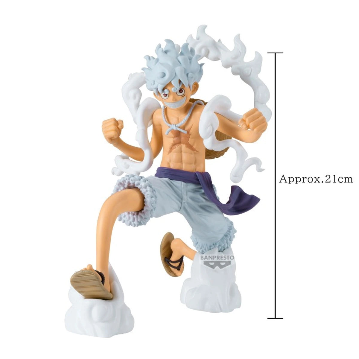 One Piece Grandista Monkey D Luffy Gear5 21cm W124 - Image 1