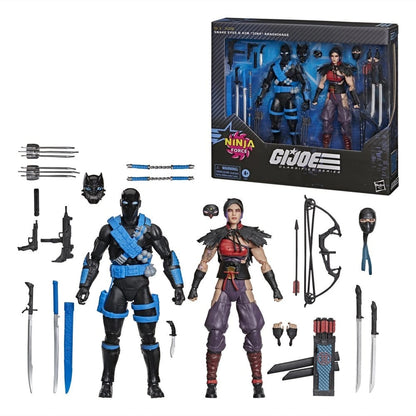 G.I. Joe Classified Series pack 2 figurines Snake Eyes & Kim "Jinx" Arashikage 15 cm - Image 3