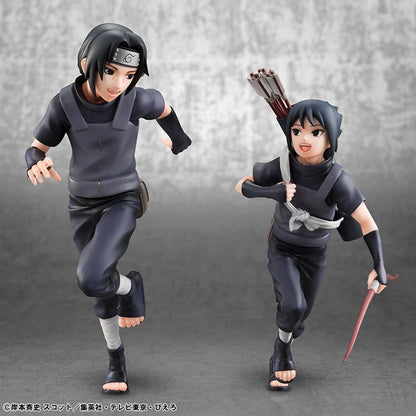 Naruto Shippuden pack 2 figurines PVC G.E.M. Series Itachi Uchiha & Sasuke (Repeat) - Image 1