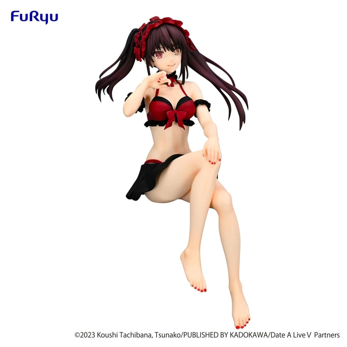 Date A Live statuette PVC Noodle Stopper Kurumi Tokisaki Swimsuit Ver. 15 cm - Image 1