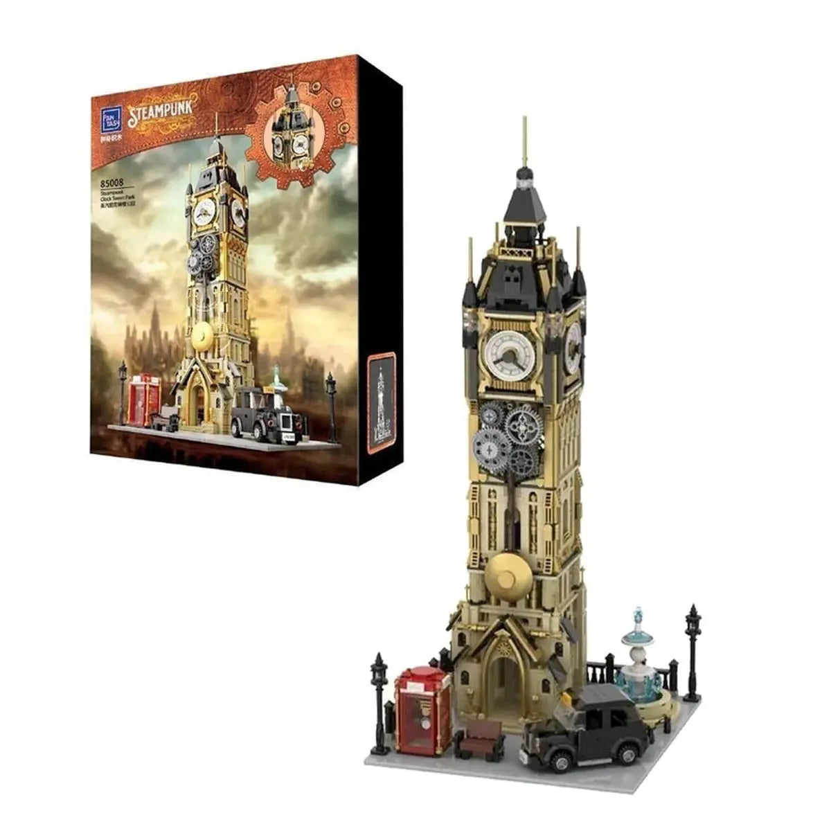 Joyside Series Pantasy Steampunk Clock Tower Park 57cm Set A Construire - Image 1