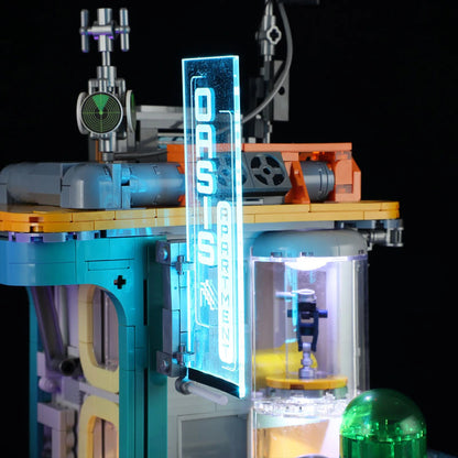 Lumibricks Cyberpunk Neoncity 17001 Apartment - Image 2
