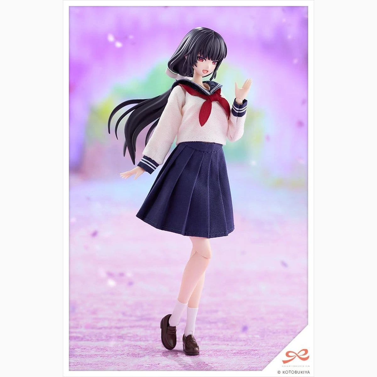 Sousaishojoteien Plastic Model Kit 1/10 Kiru Pla Kuon Yakushiji Touou High School Uniform 16 cm - Image 2